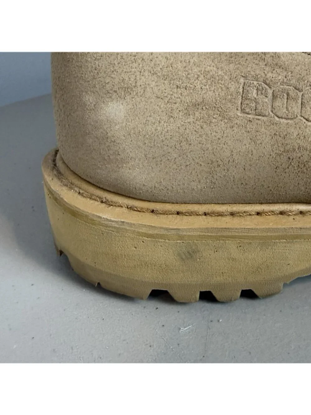 Rocky R6008 Tan Desert Safety Boots Men’s 10.5 W Steel Toe Vibram Tactical